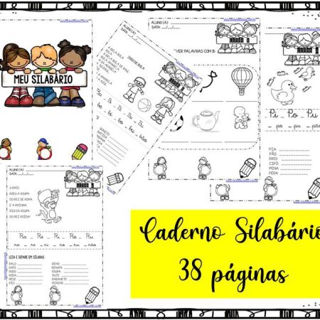 02 - Caderno Silabário - Alfabetização