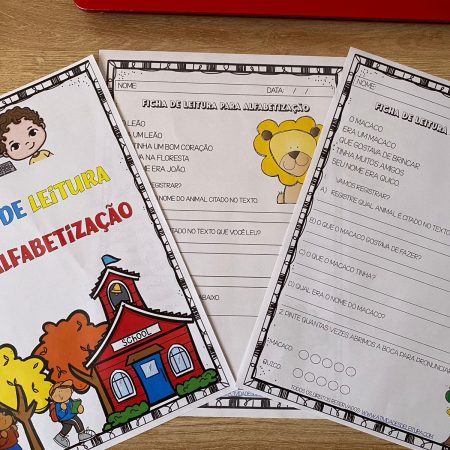 03 - 20 fichas de Leitura - Alfabetização