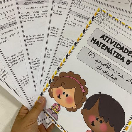 61 - 40 Problemas de divisão 5º ano