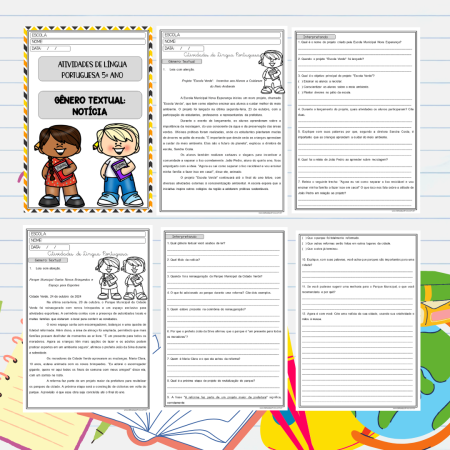 63 - Gênero Textual Notícias - 5º ano