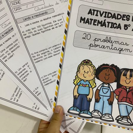 62 - 20 Problemas de Porcentagem - 5º ano