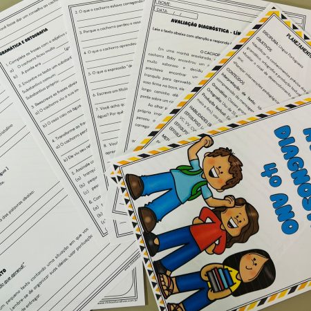 65 - Avaliação Diagnósitica 4º º ano - Língua Portuguesa