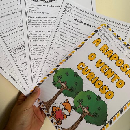 71 - 4º ano: Fábula "A raposa e o vento curioso"