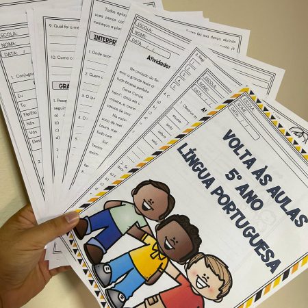 75 - 5º ano  - Volta às aulas Língua Portuguesa