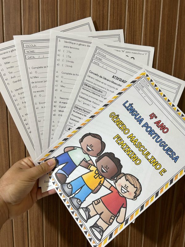 103 – 4º ano – Gênero do substantivo – Loja Clicks Educativos