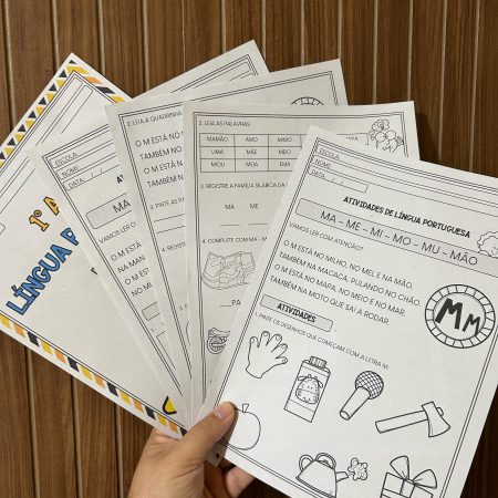 114 - Letra M - alfabetização