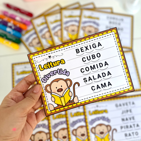 143 - 20 Fichas de leitura divertida