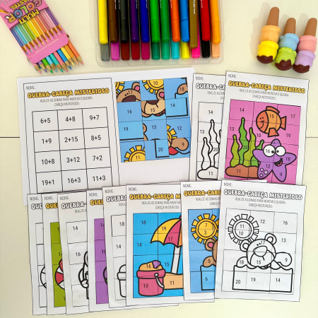 148 - Soma Misteriosa - alfabetização