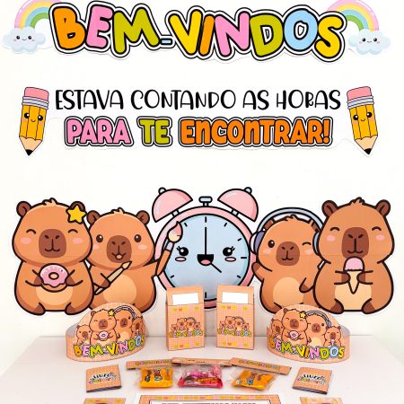 170 - Kit Capivara - Volta às aulas