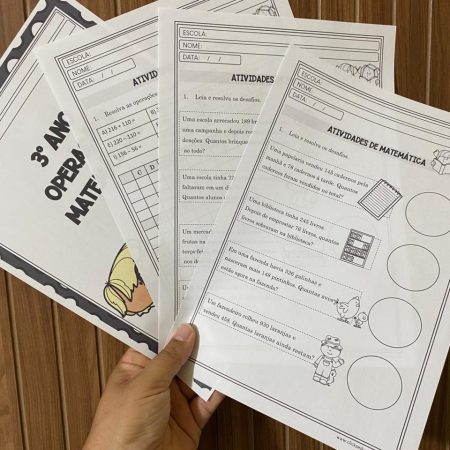 197 - 3º ano Operações matemáticas