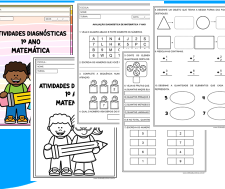 181 - Avaliação Diagnóstica de Matemática 1º ano