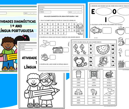 182 - Avaliação Diagnóstica de Português 1º ano