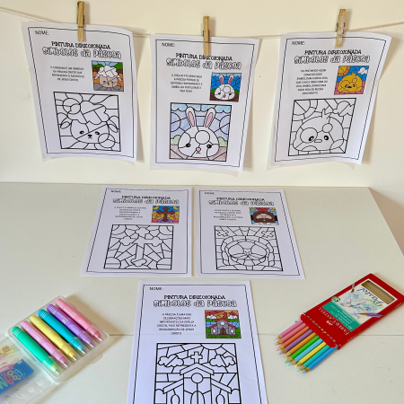 245 - Pintura Símbolos da Páscoa