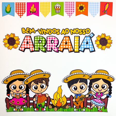 painel arraiá
