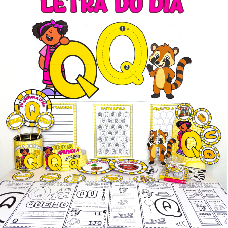 366 - 1º ano Kit Letra Q