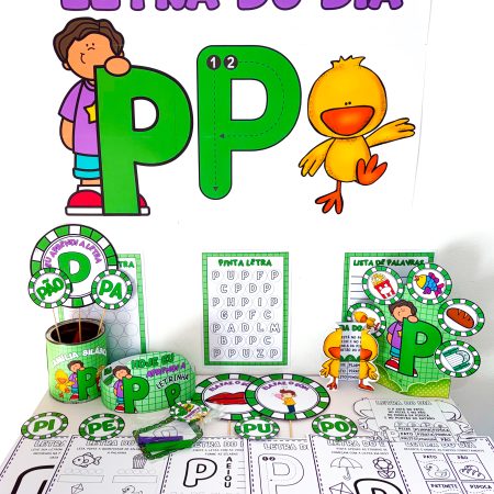 364 - 1º ano Kit Letra P