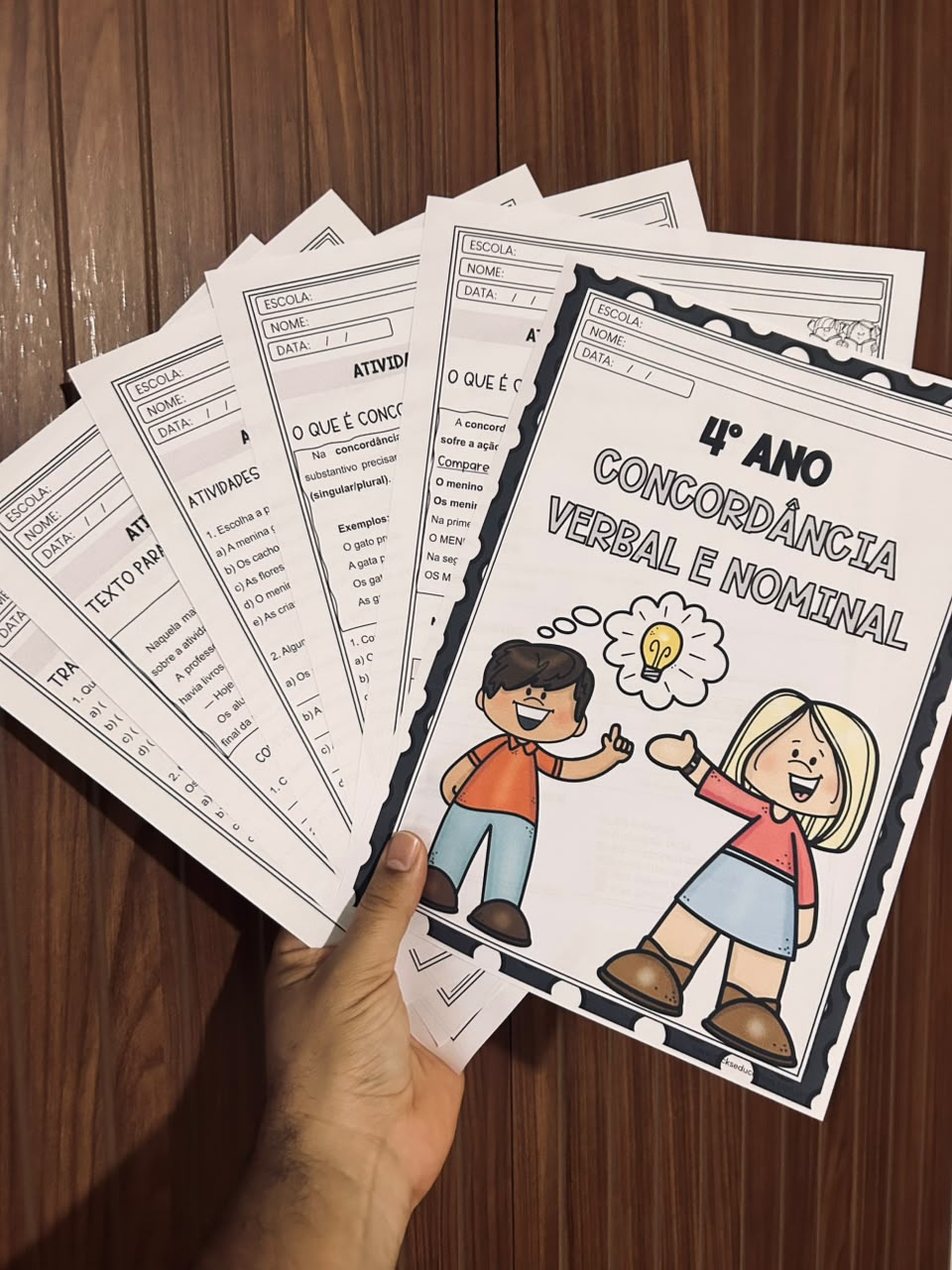 379 - 4º ano concordância verbal e nominal