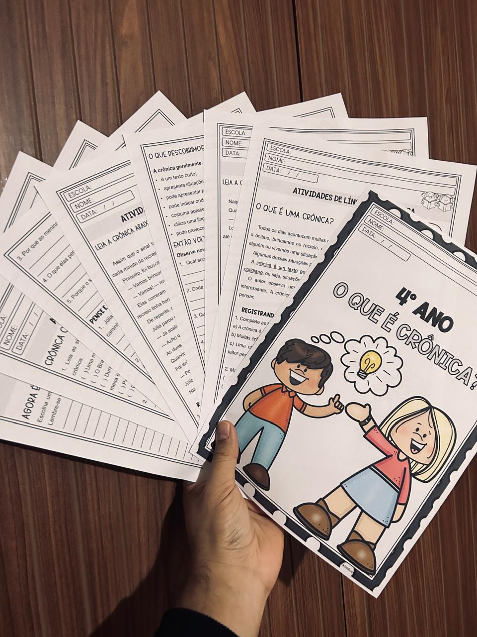 375 - 4º ano: O que é Crônica?