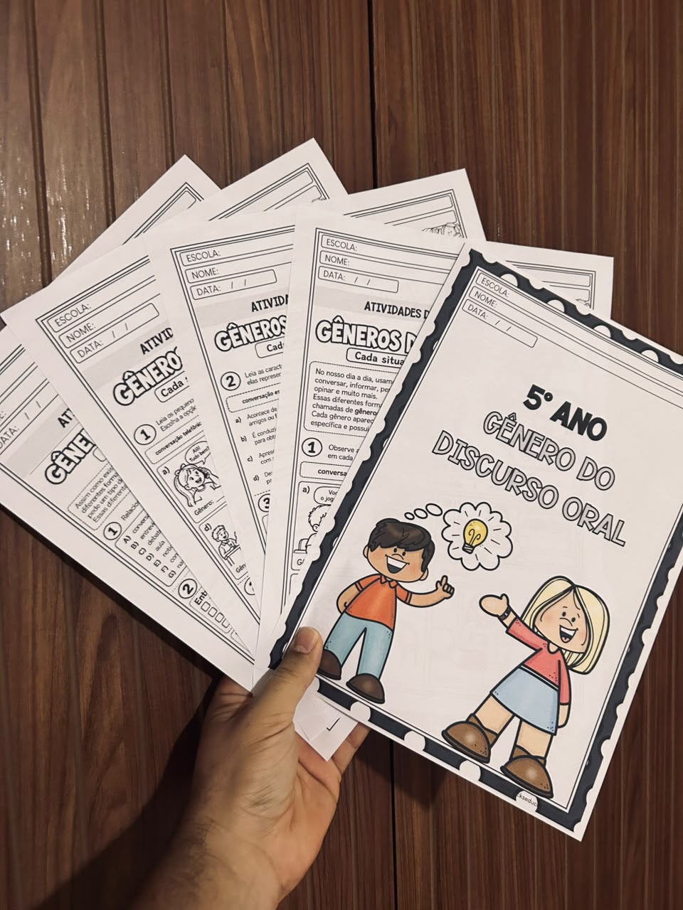 377 - 5º ano Gênero do discurso oral