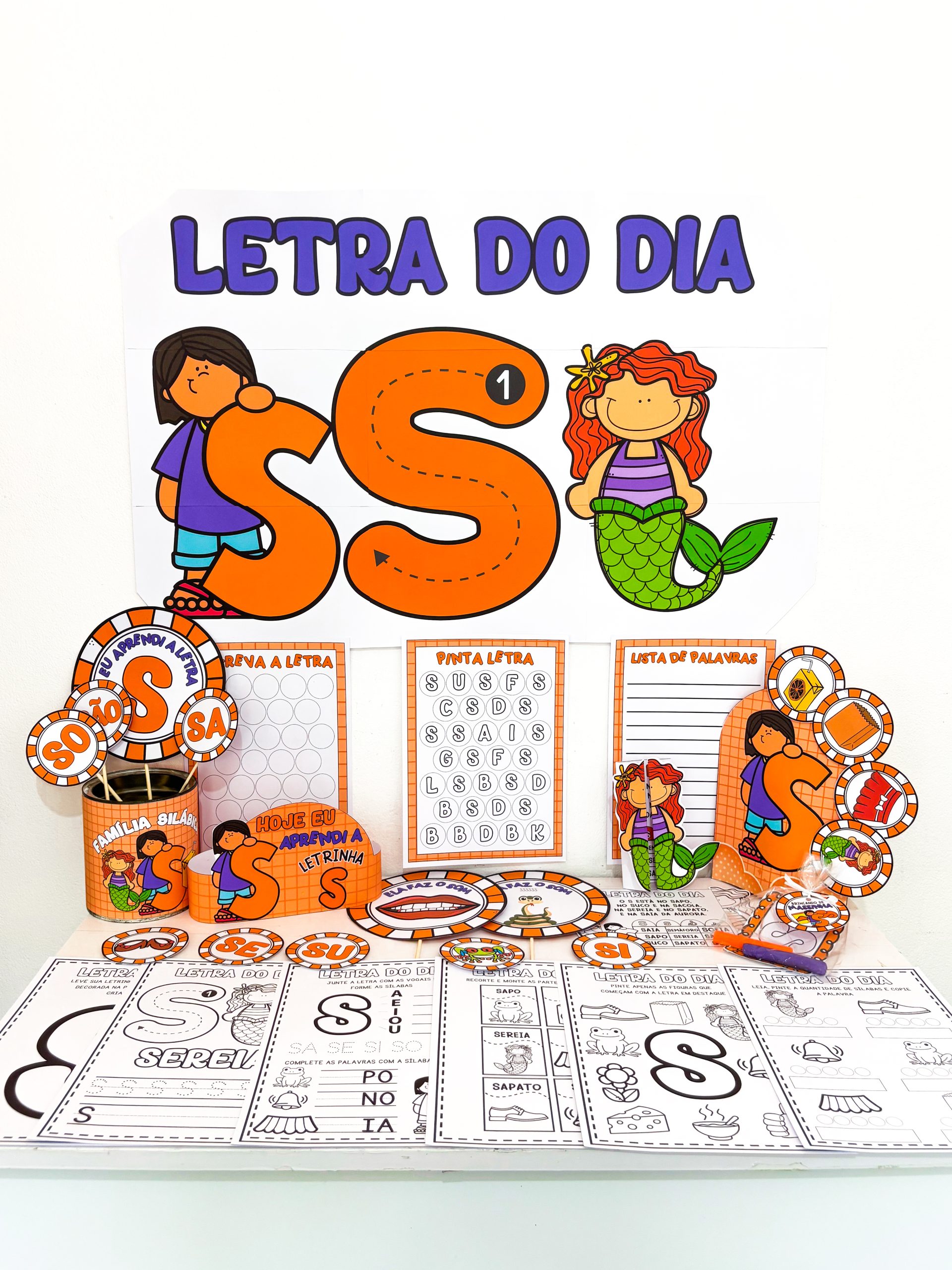 373 - 1º ano Kit Letra S
