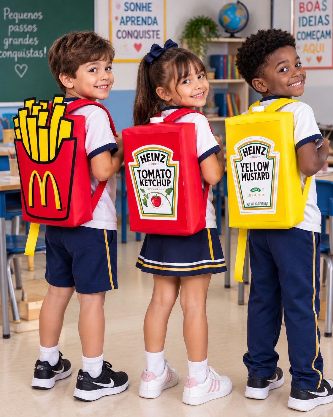 mochila fast food